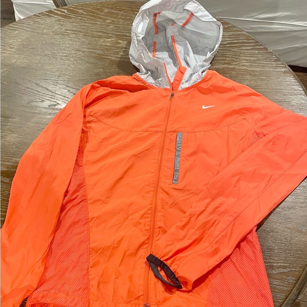Nike Women Orange Running lightweight jacket Size M